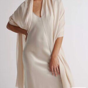 Quince featherweight cashmere silk scarf